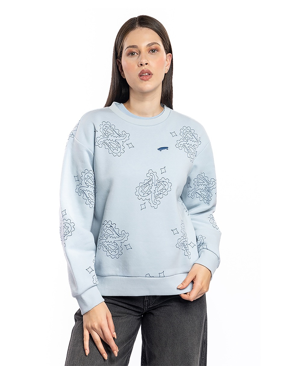 Sudadera con capucha Vans Salton Crew Neck Fleece para mujer Sudadera con capucha Vans Salton Crew Neck Fleece para mujer