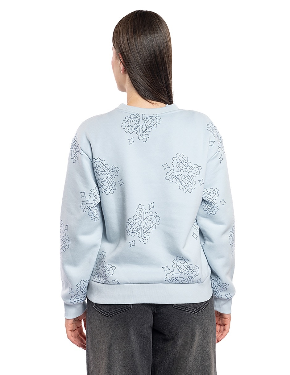Sudadera con capucha Vans Salton Crew Neck Fleece para mujer 5
