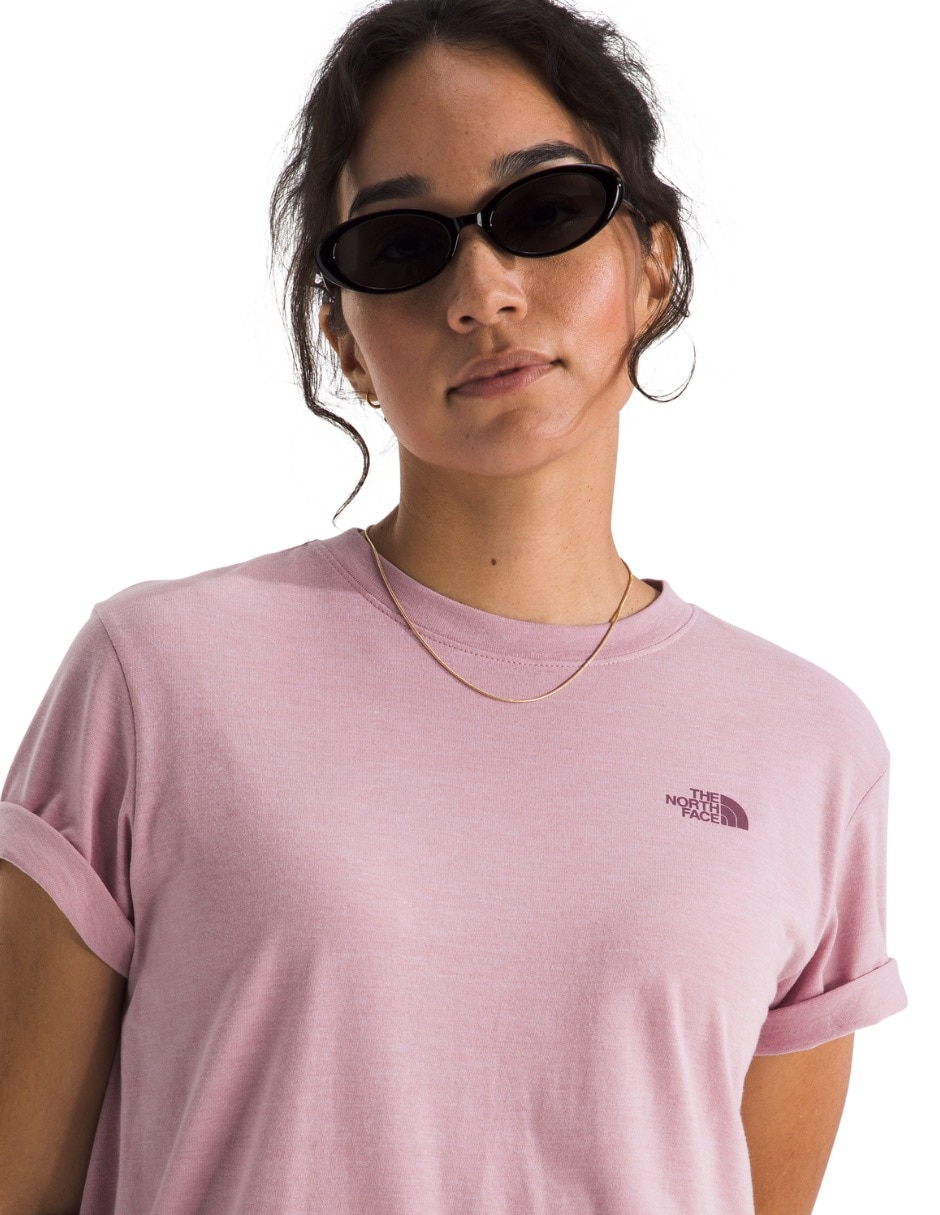 Playera manga corta cuello redondo mujer 3