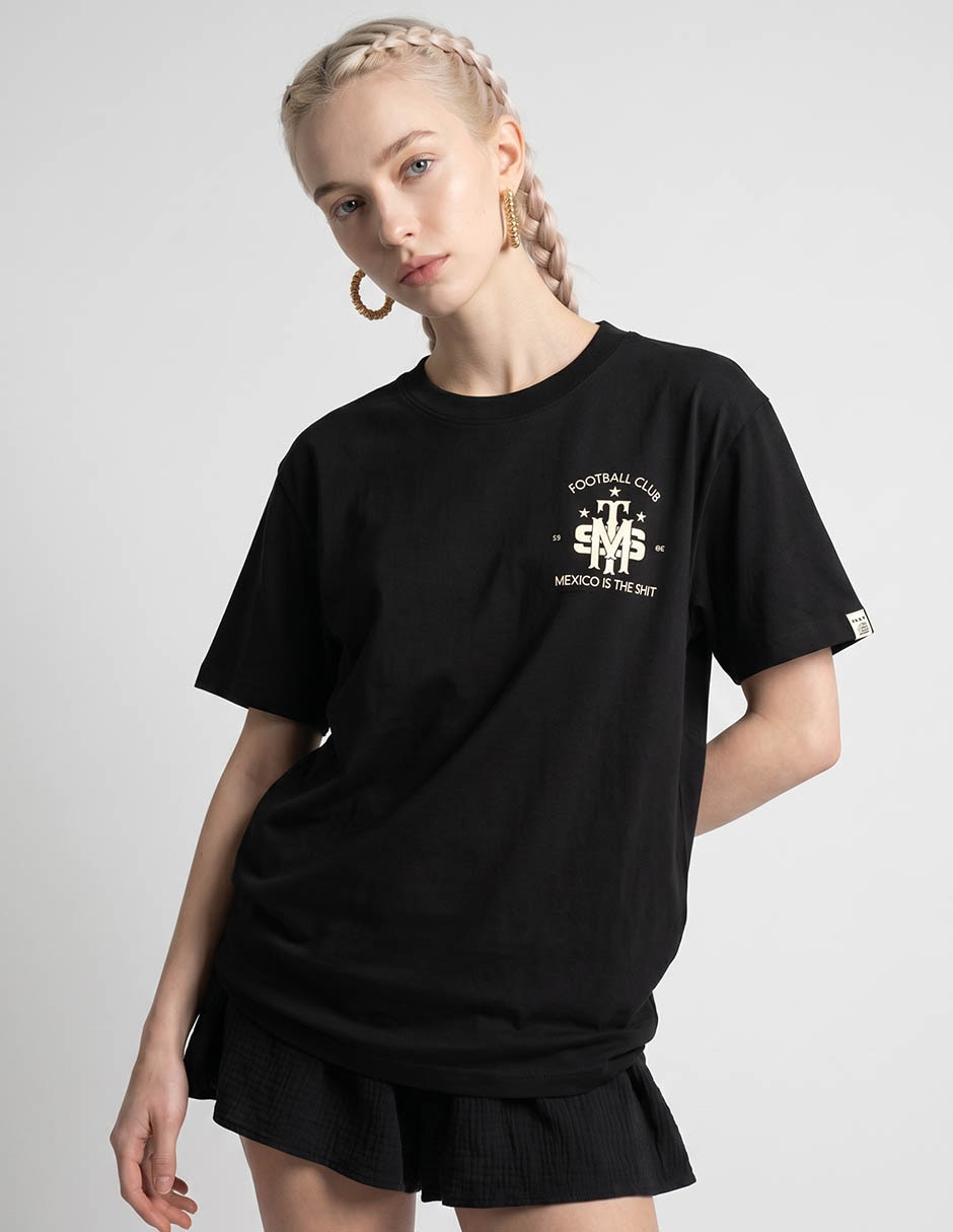 Playera Manga Corta Coleccion Cuello Redondo Para Mujer Playera Manga Corta Coleccion Cuello Redondo Para Mujer