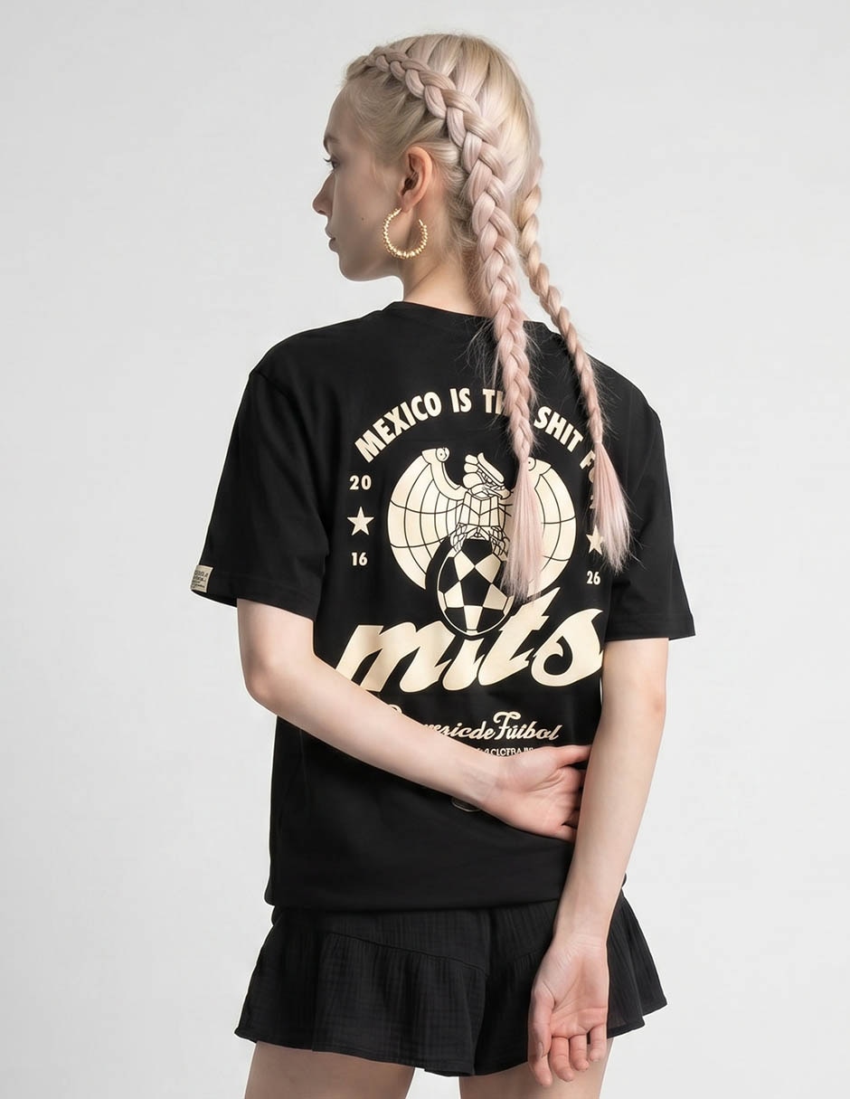 Playera Manga Corta Mits Coleccion Cuello Redondo Para Mujer