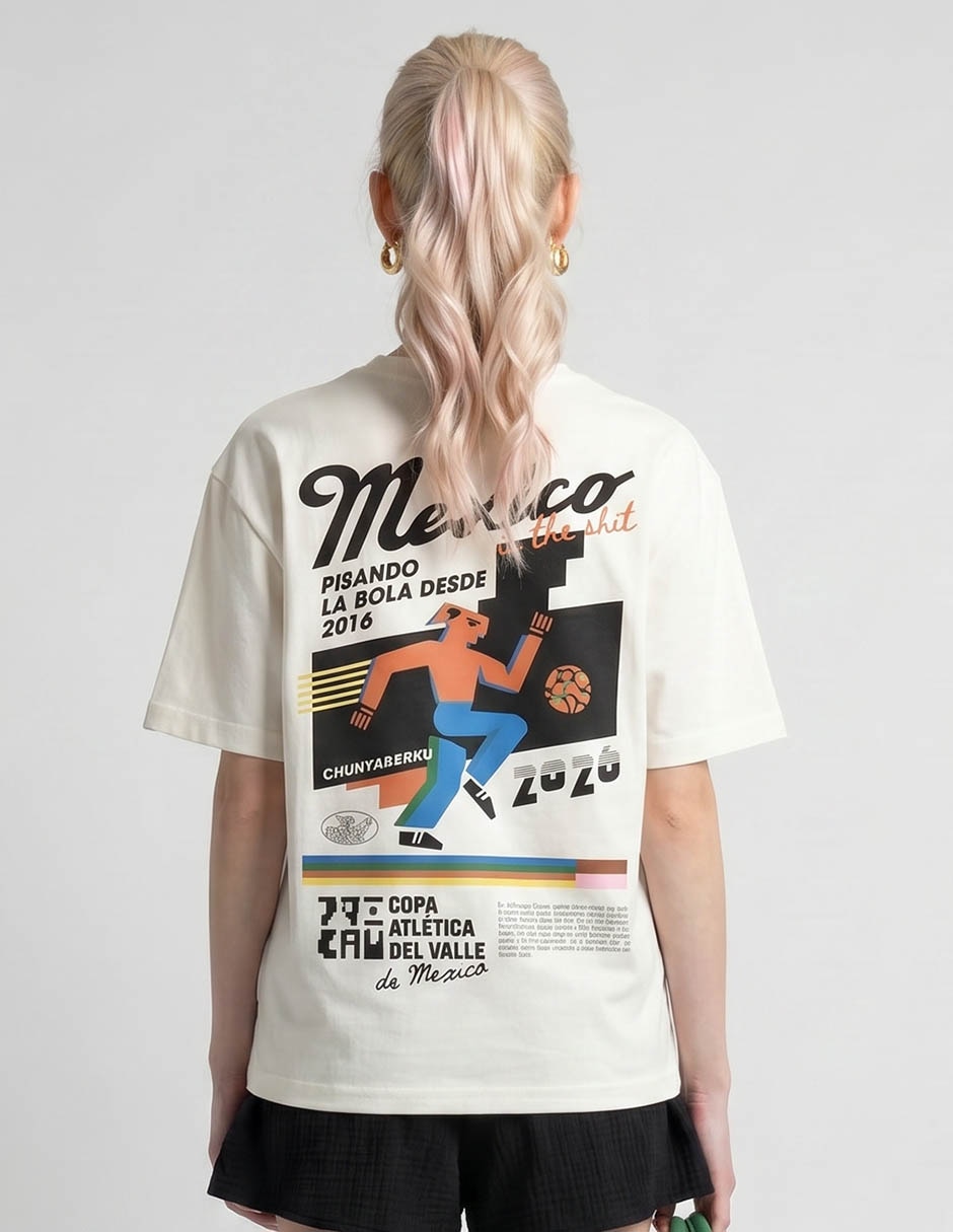 Playera Manga Corta Mits Coleccion Cuello Redondo Para Mujer