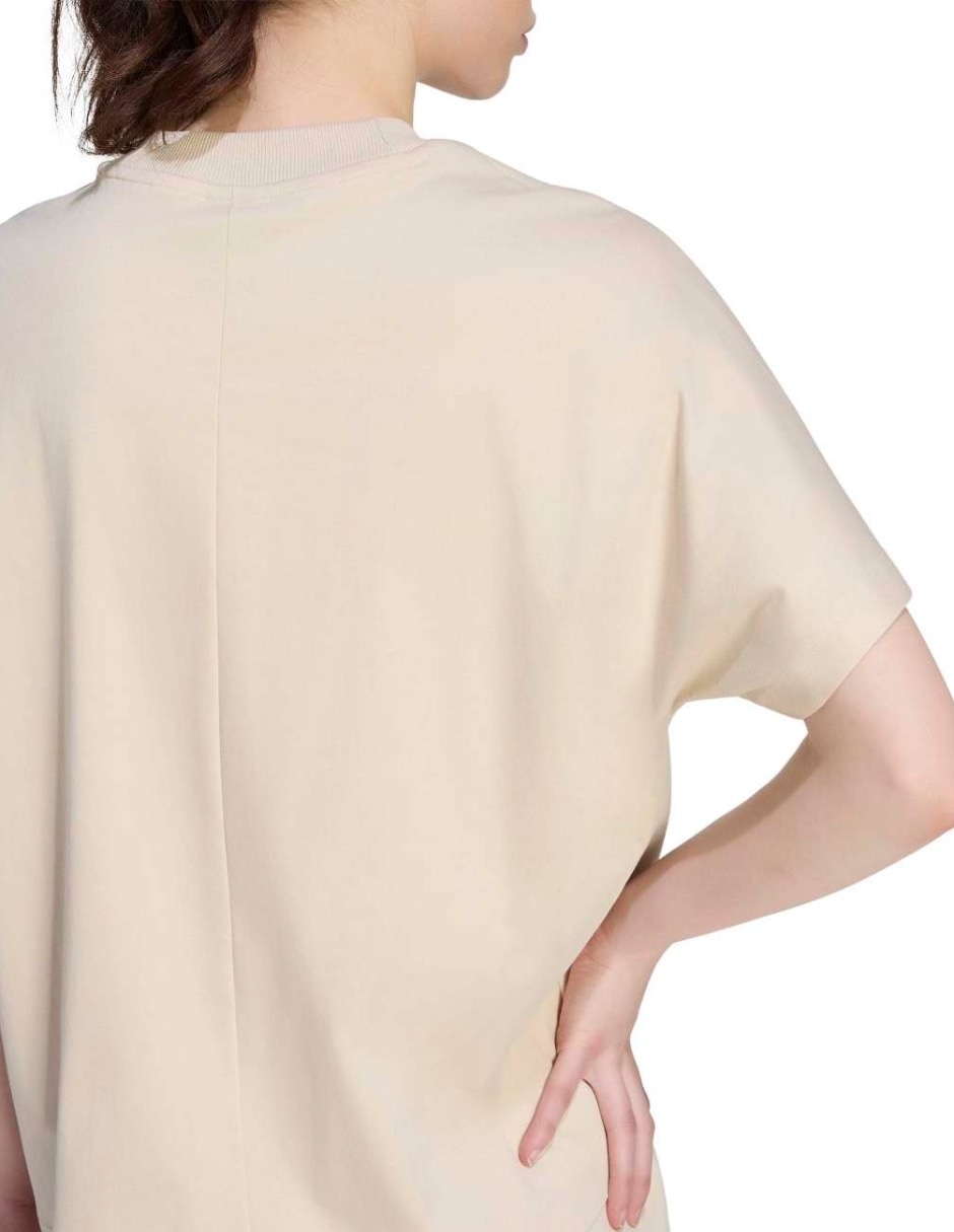 Playera manga corta Soft Lux cuello redondo mujer 4