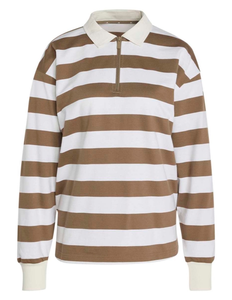 Playera manga larga Essentials cuello redondo mujer 3