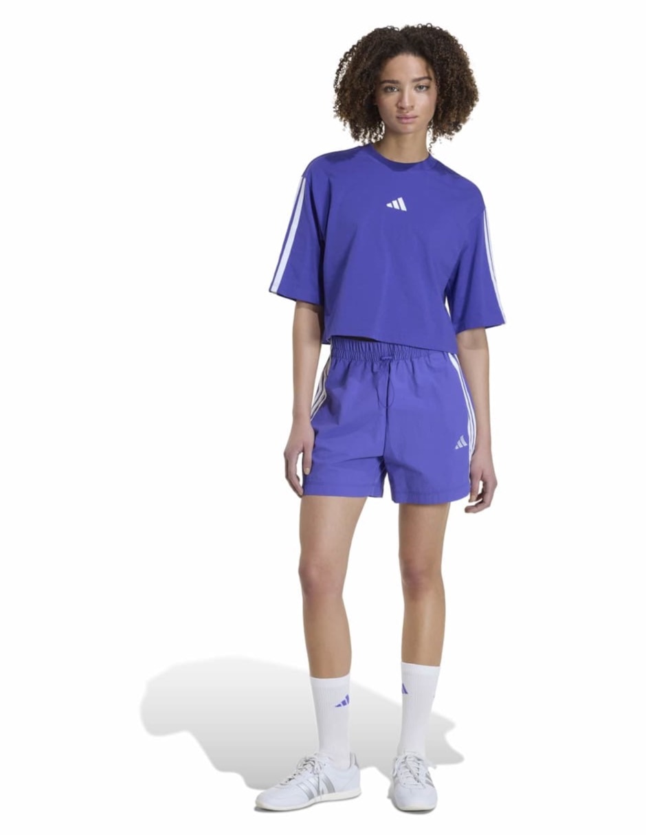 Playera manga corta Essentials cuello redondo mujer 3