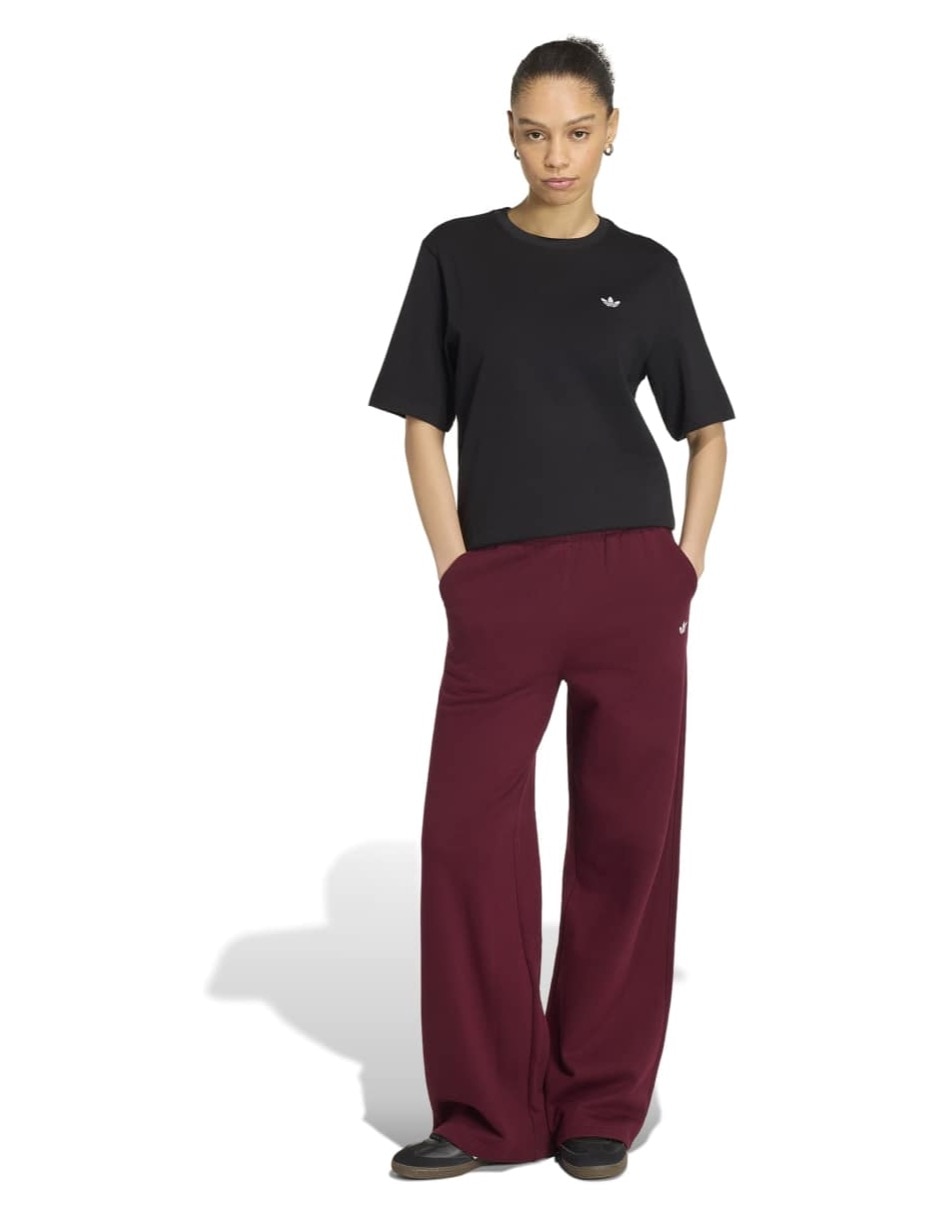 Playera manga corta Adidas Originals Wardrobe Classic Essentials cuello redondo para mujer