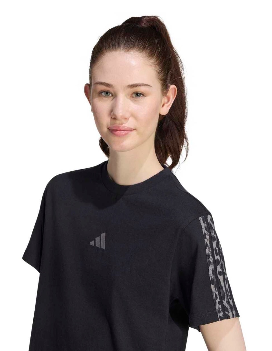 Playera manga Corta Seasonals cuello redondo para mujer 4