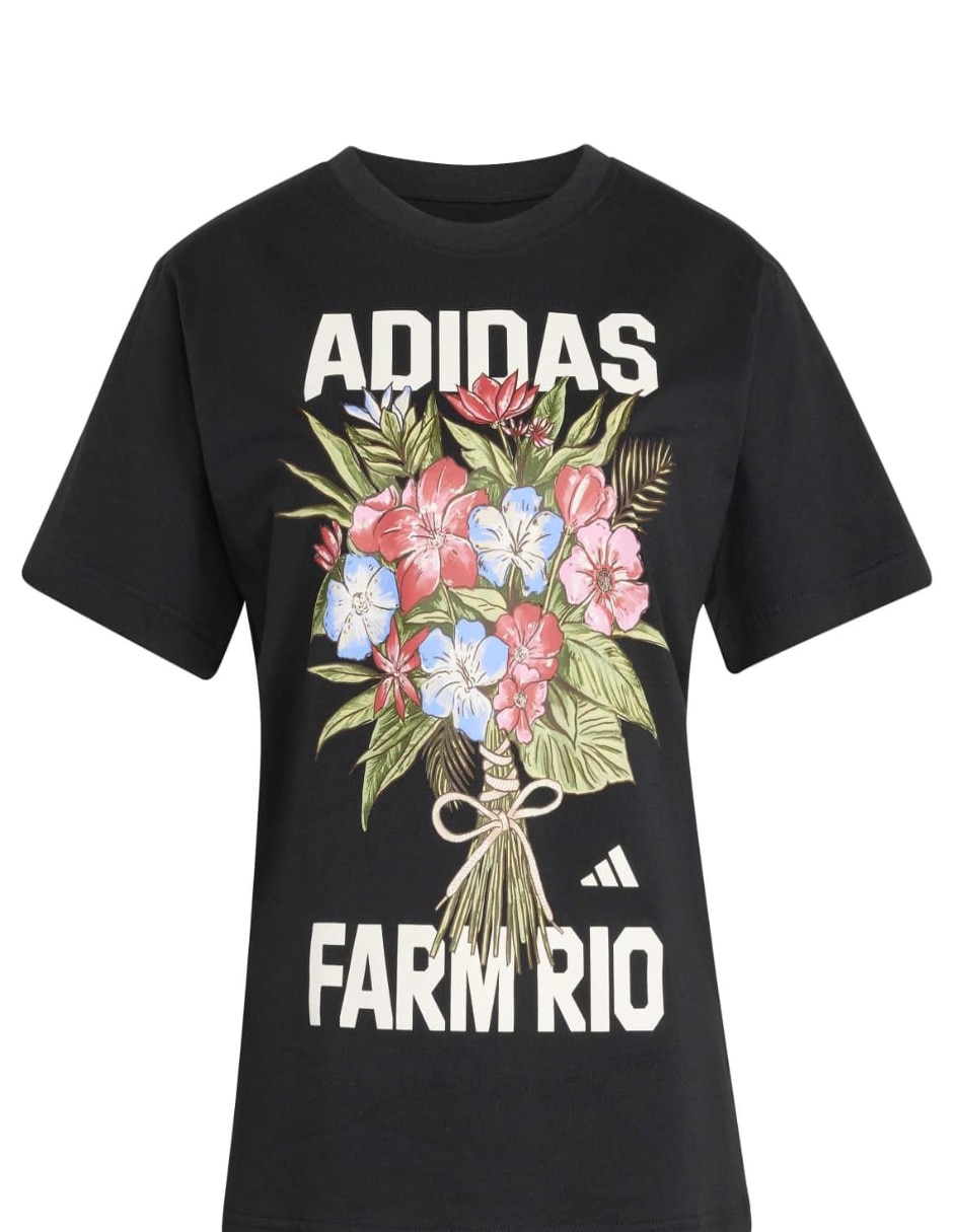 Playera manga corta Brand Collaboration cuello redondo para mujer 2