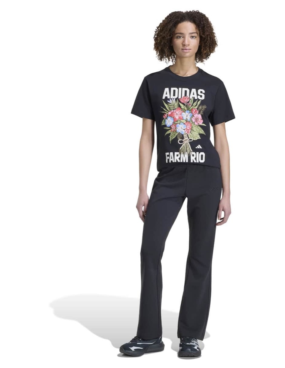 Playera manga corta Brand Collaboration cuello redondo para mujer 3