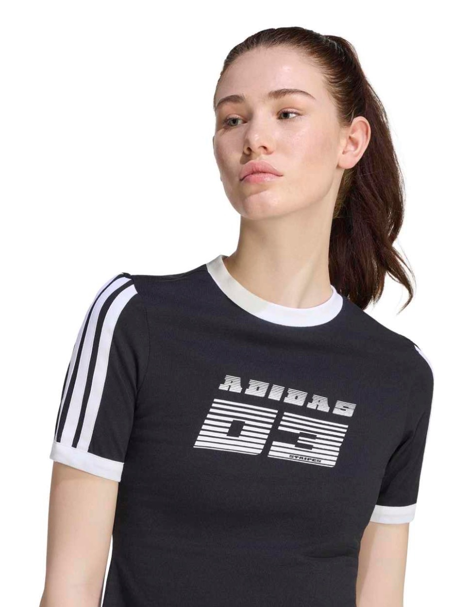 Playera manga corta cuello redondo mujer 4