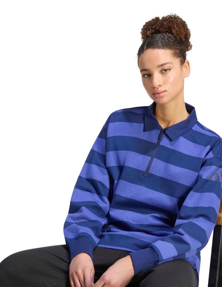 Playera manga larga Essentials cuello redondo mujer 5