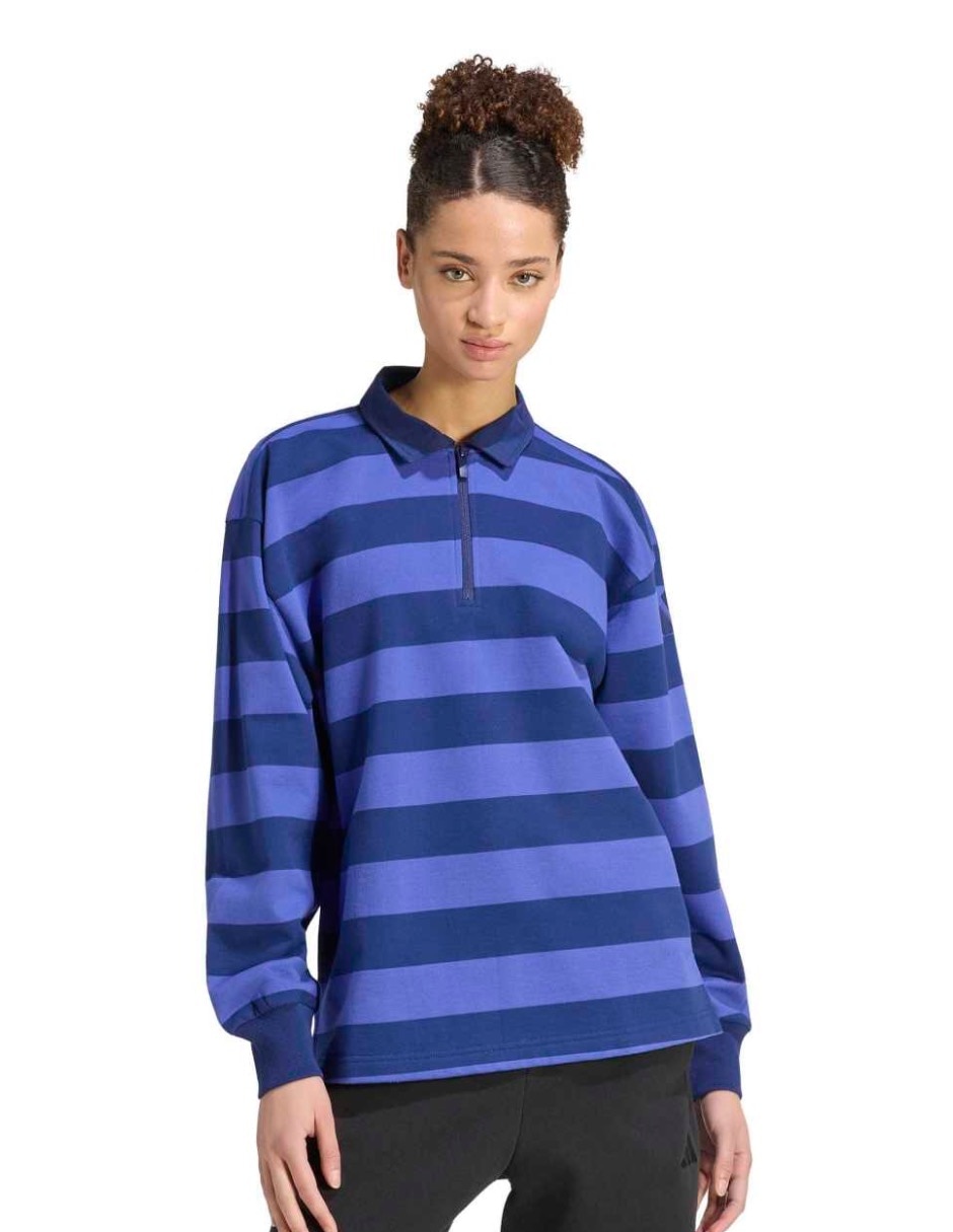 Playera manga larga Essentials cuello redondo mujer Playera manga larga Essentials cuello redondo mujer