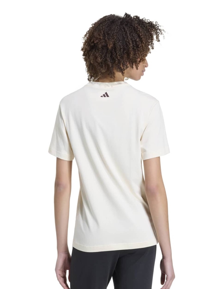 Playera manga corta Brand Collaboration cuello redondo para mujer 4