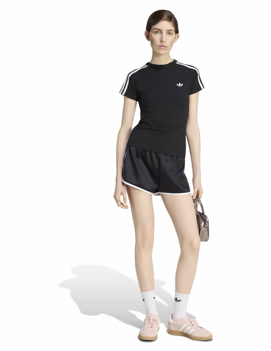 Playera manga corta Adicolor cuello redondo para mujer 6