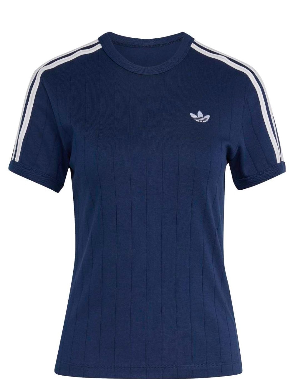 Playera manga corta Adicolor cuello redondo para mujer 4