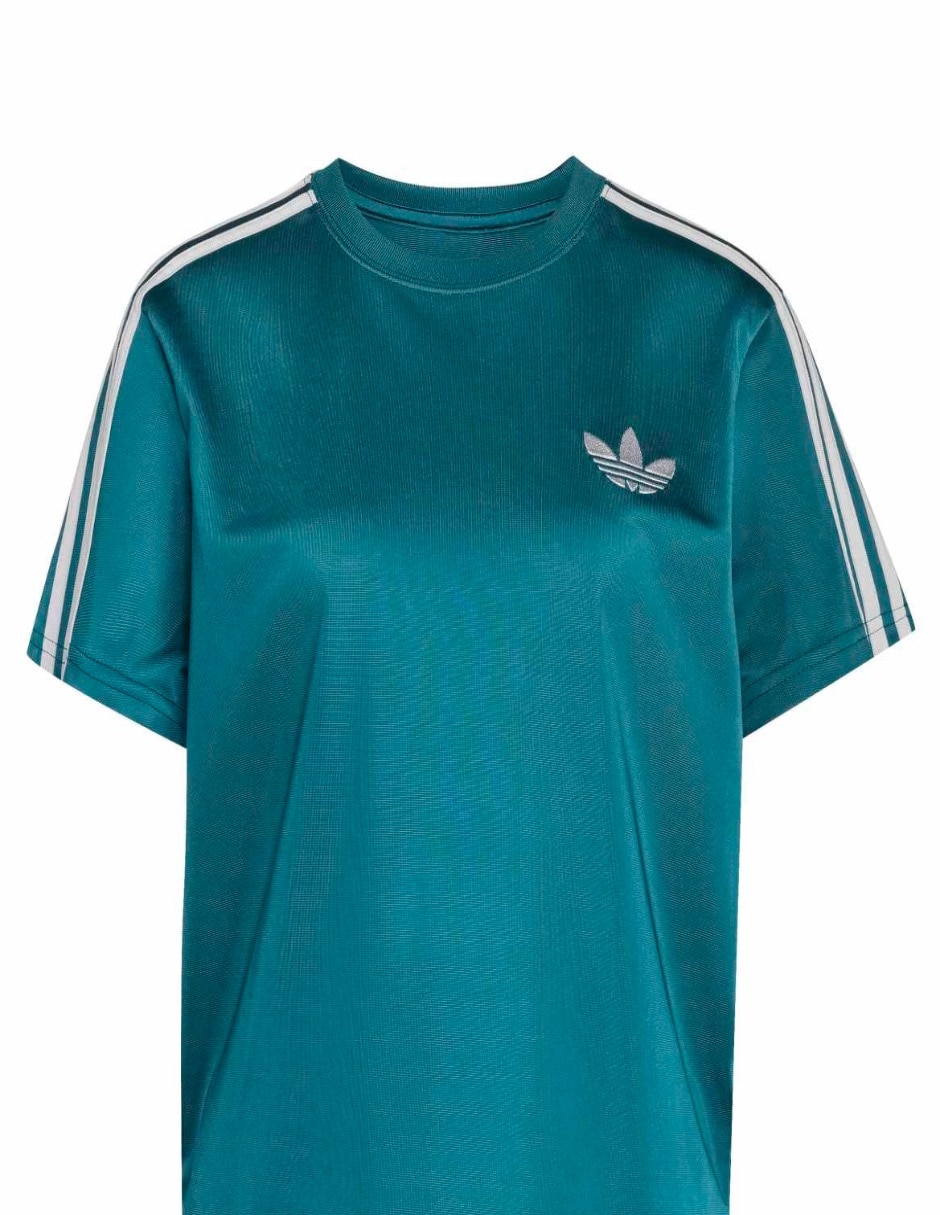Playera manga corta Adicolor cuello redondo para mujer 2