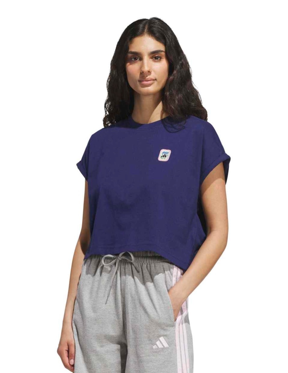 Playera manga corta Standalone cuello redondo para mujer Playera manga corta Standalone cuello redondo para mujer