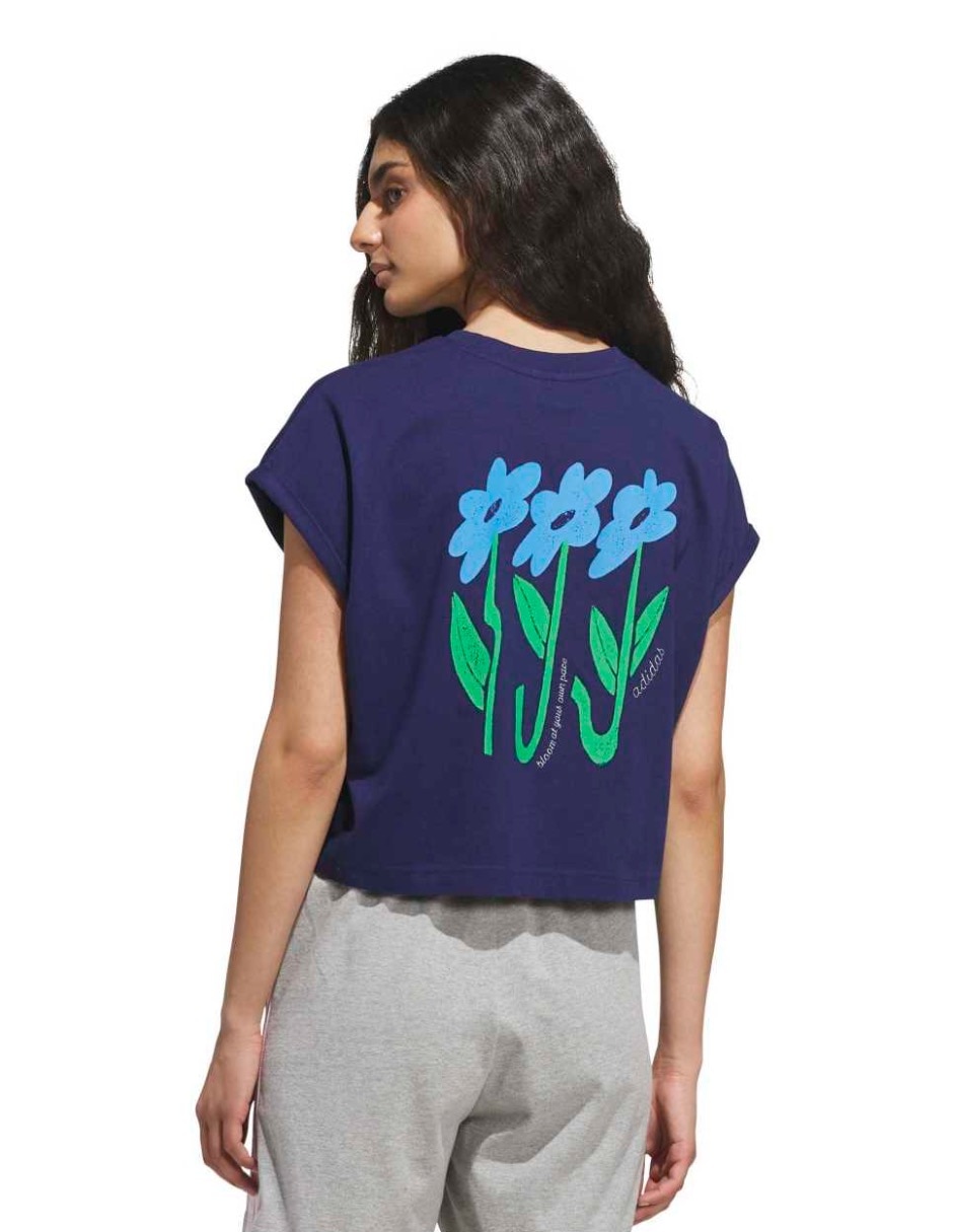 Playera manga corta Standalone cuello redondo para mujer 4