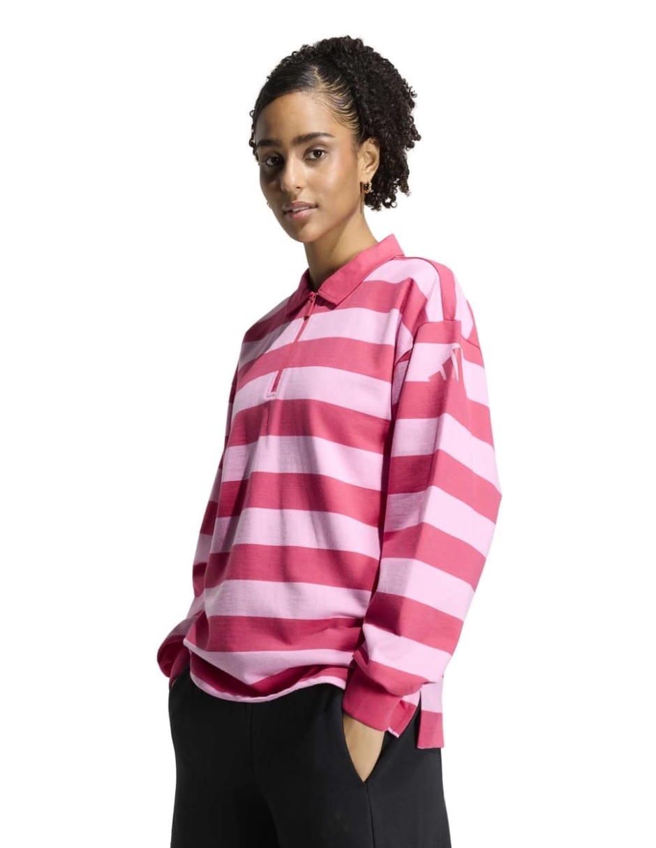 Playera manga larga Essentials cuello redondo mujer Playera manga larga Essentials cuello redondo mujer