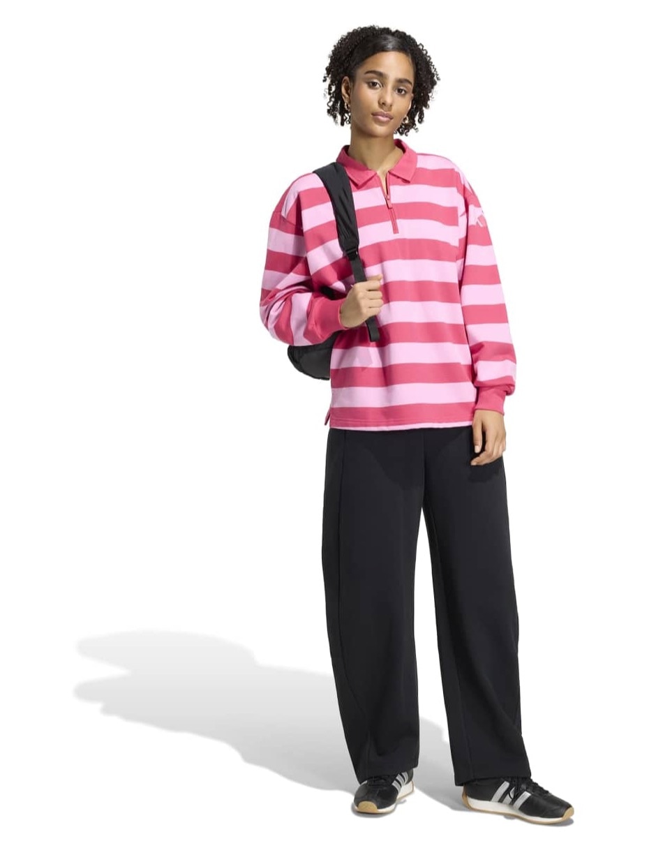 Playera manga larga Essentials cuello redondo mujer 3