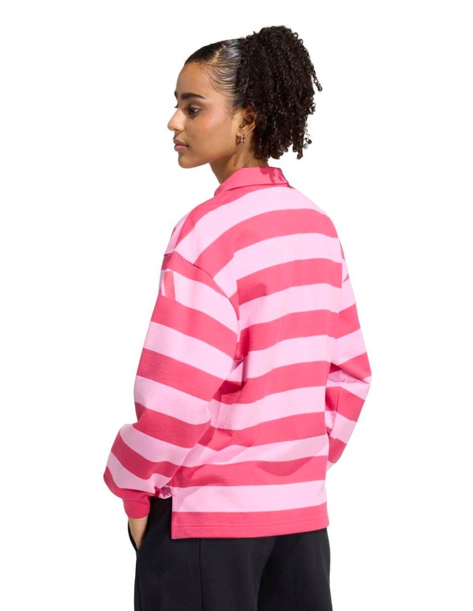Playera manga larga Essentials cuello redondo mujer 4
