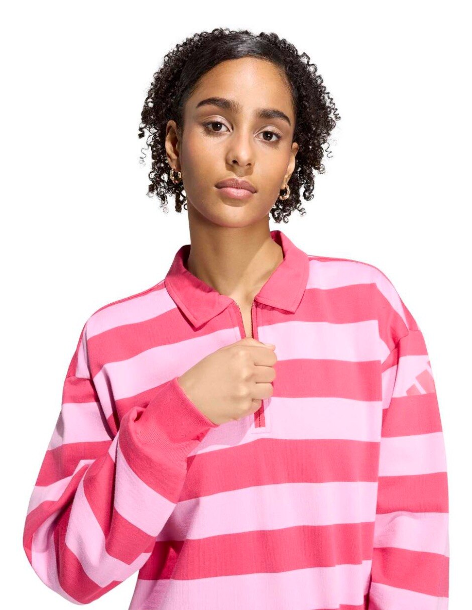 Playera manga larga Essentials cuello redondo mujer 6