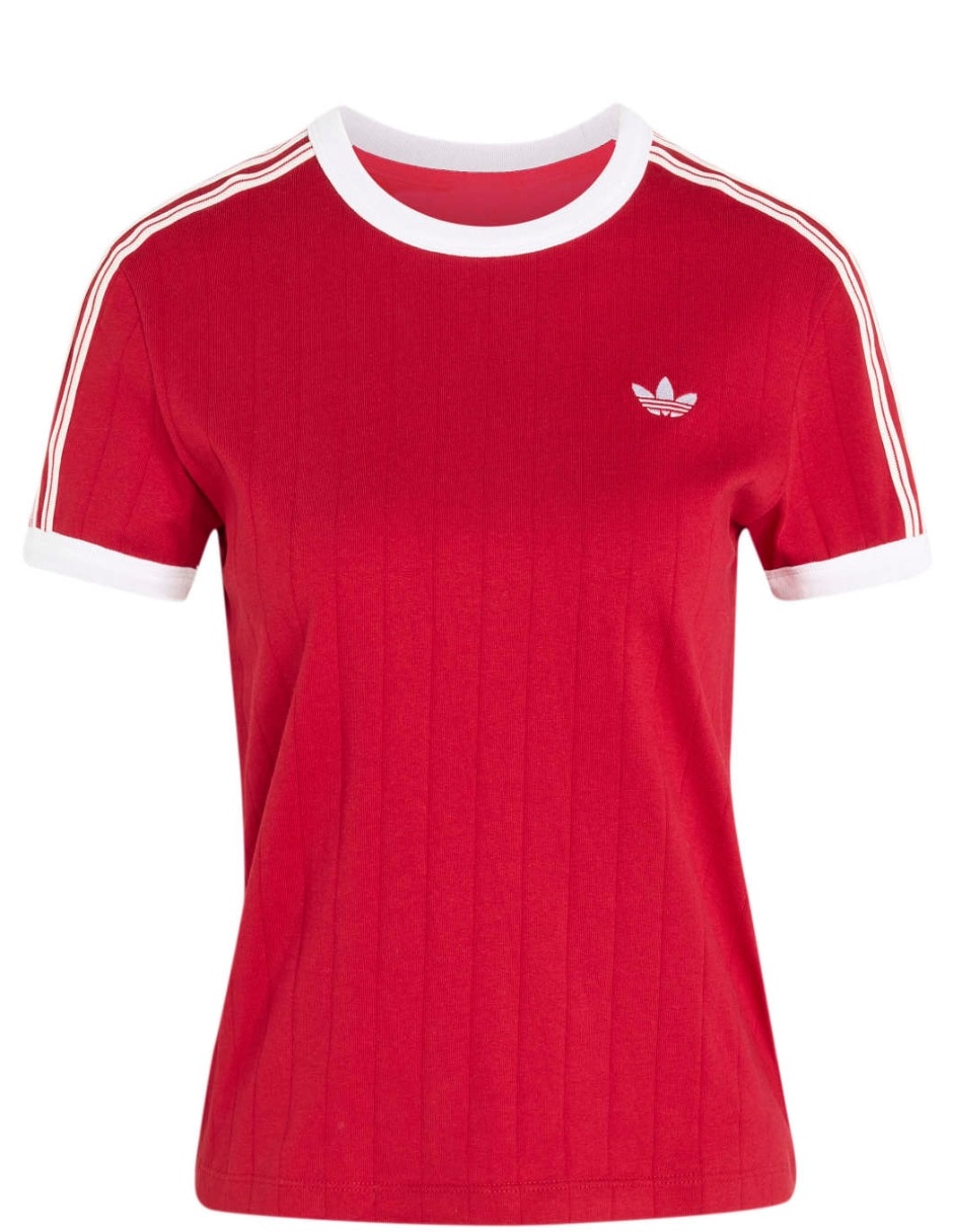 Playera manga corta Adicolor cuello redondo para mujer 3