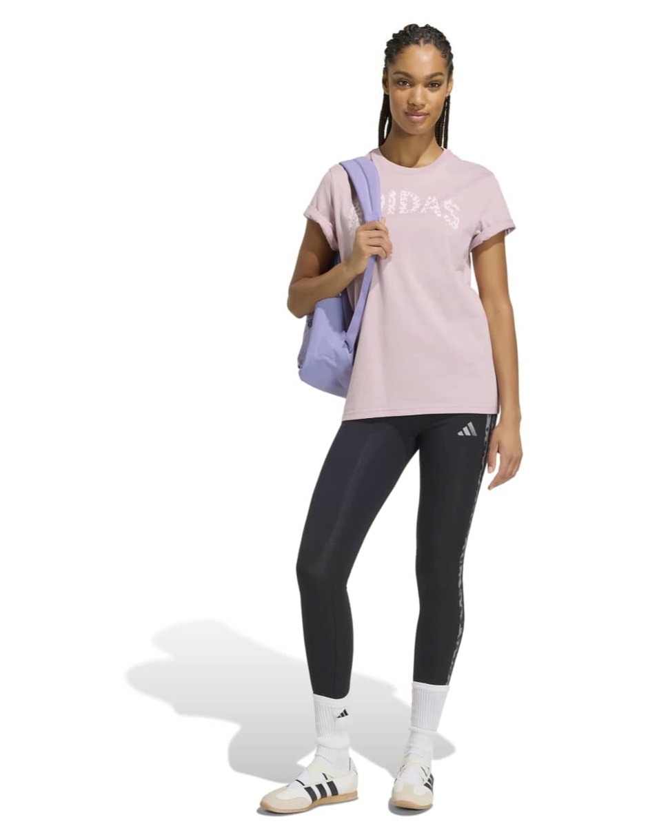 Playera manga corta Adidas Originals Tie-Ins cuello redondo para mujer