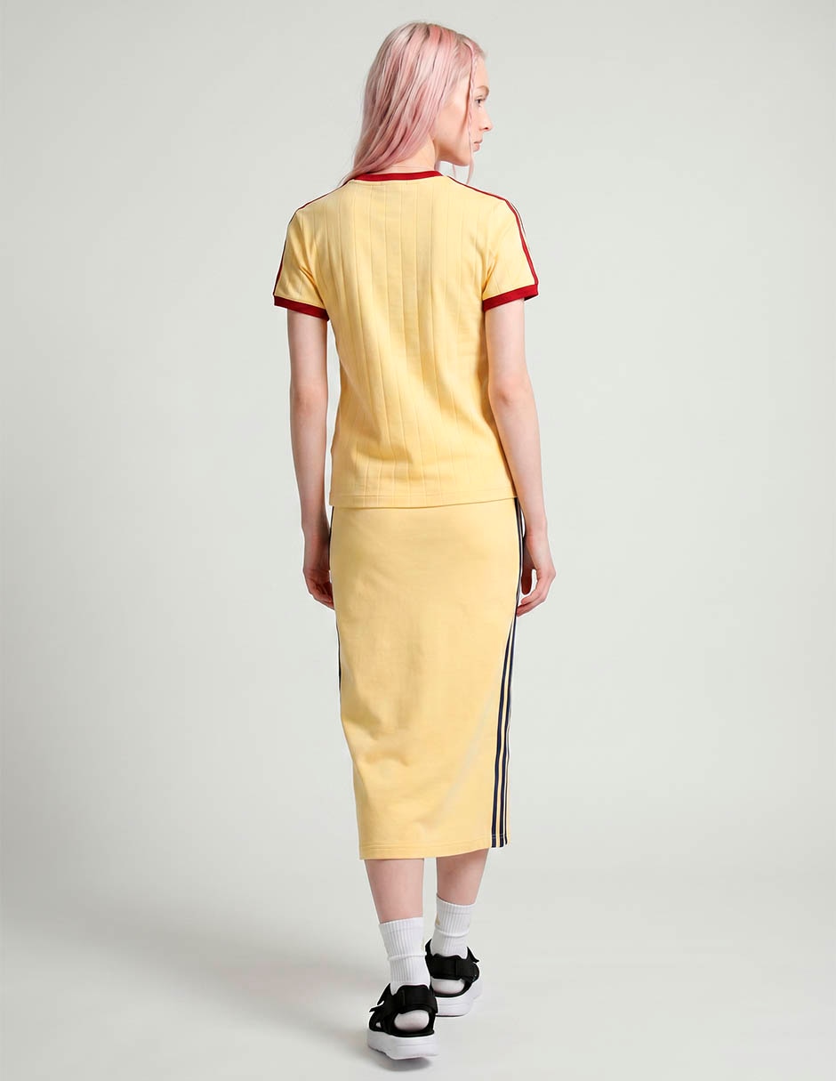 Playera manga corta adidas originals adicolor cuello redondo para mujer