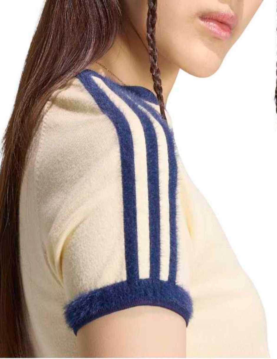 Playera manga corta Wardrobe Knits cuello redondo para mujer 4