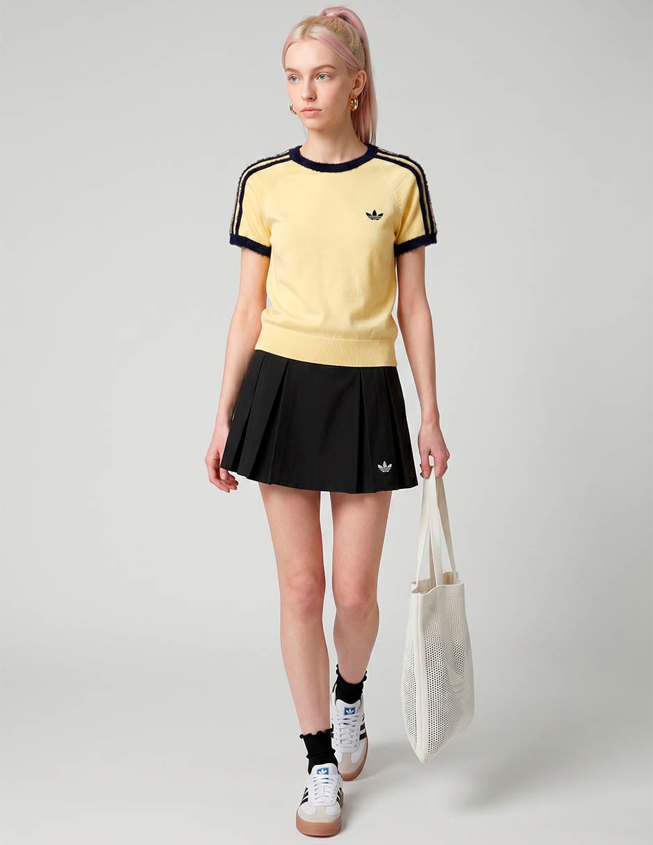 Playera manga corta wardrobe knits cuello redondo para mujer