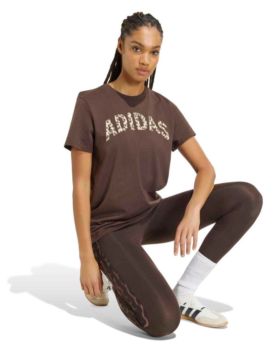 Playera manga corta Adidas Originals Tie-Ins cuello redondo para mujer