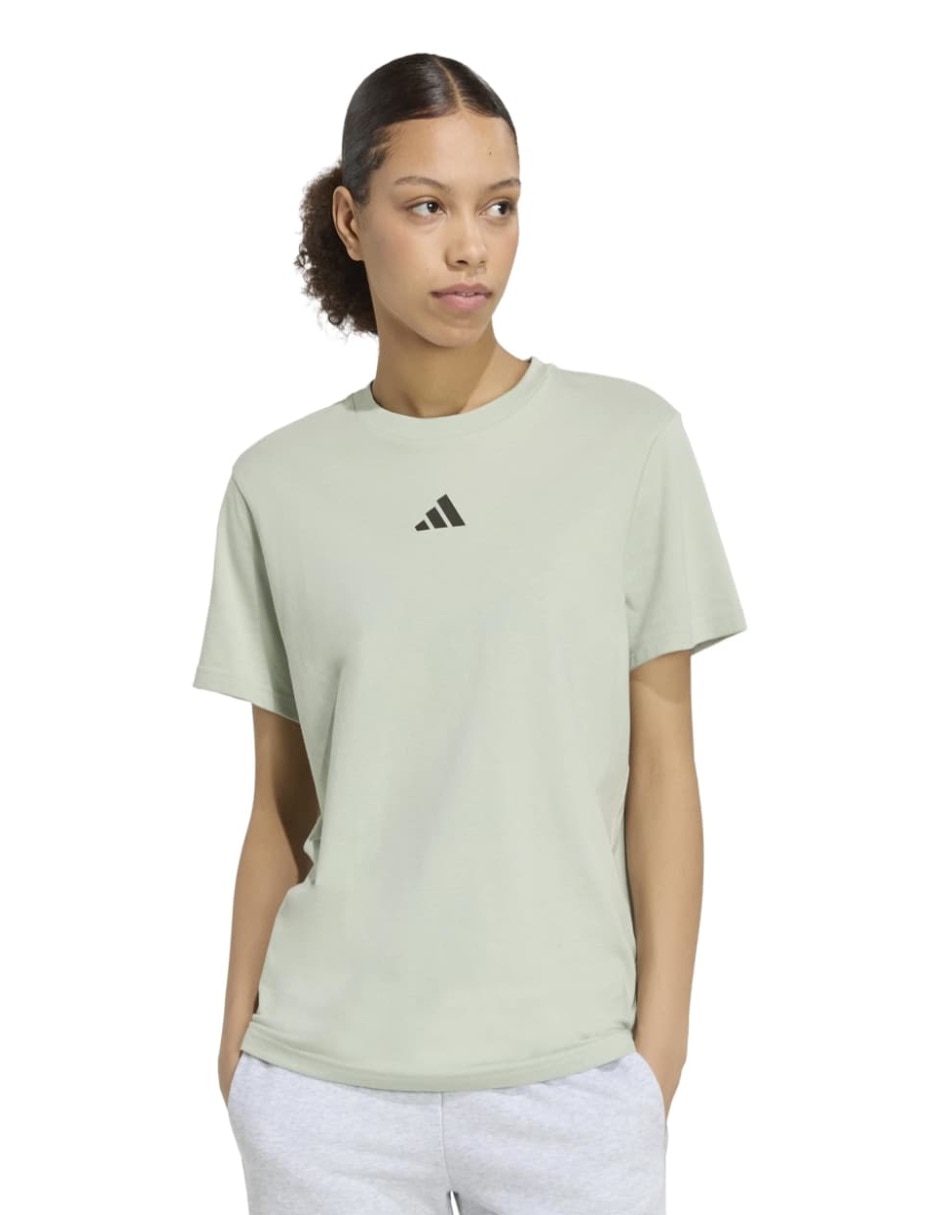 Playera manga corta Tie-Ins cuello redondo mujer