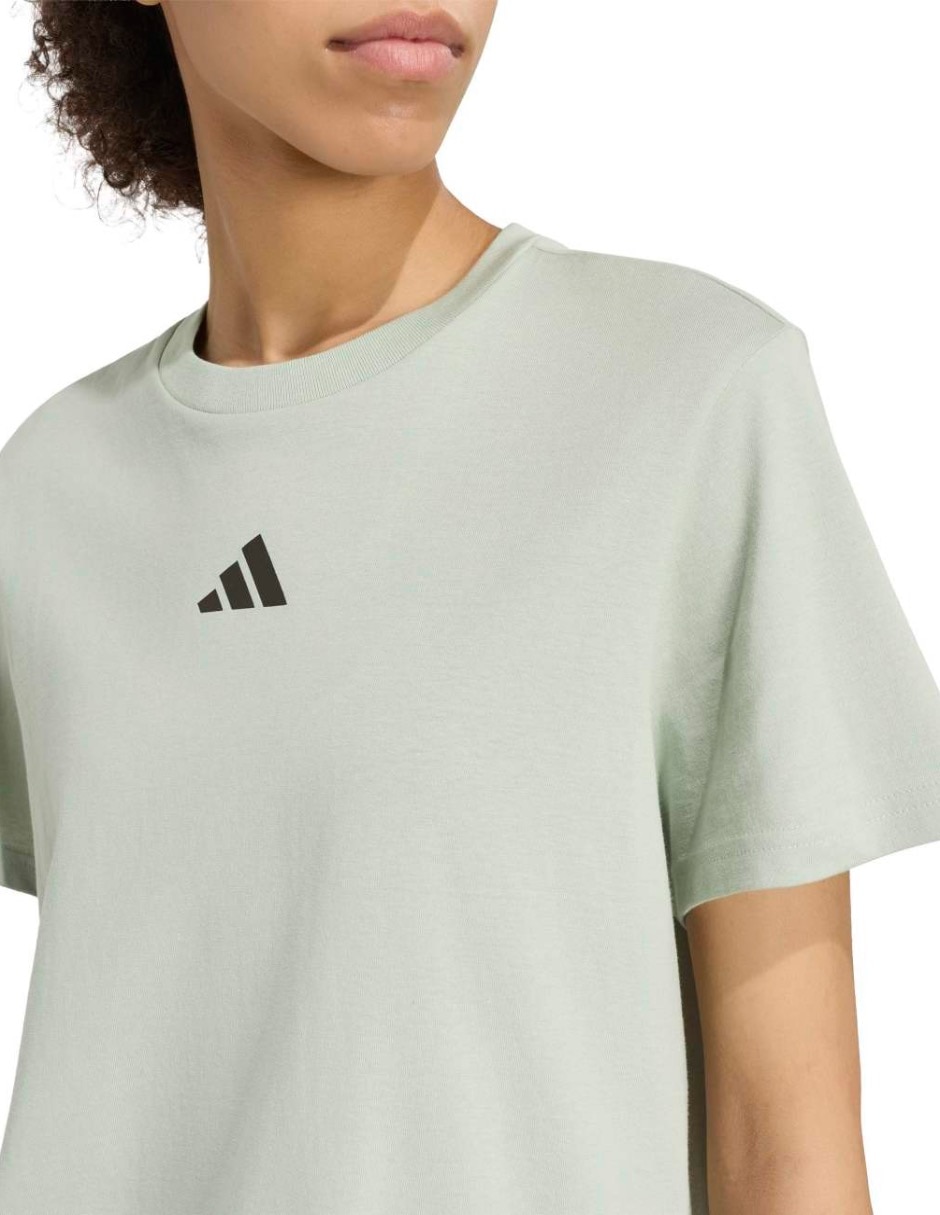 Playera manga corta Tie-Ins cuello redondo mujer 5