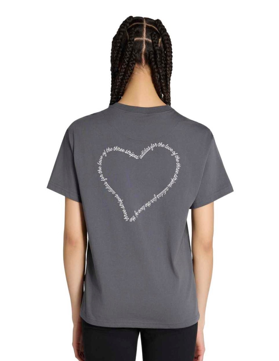 Playera manga corta Adidas Originals Standalone cuello redondo para mujer