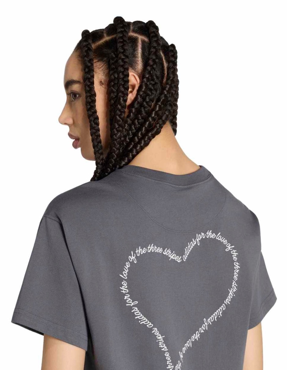Playera manga corta Adidas Originals Standalone cuello redondo para mujer