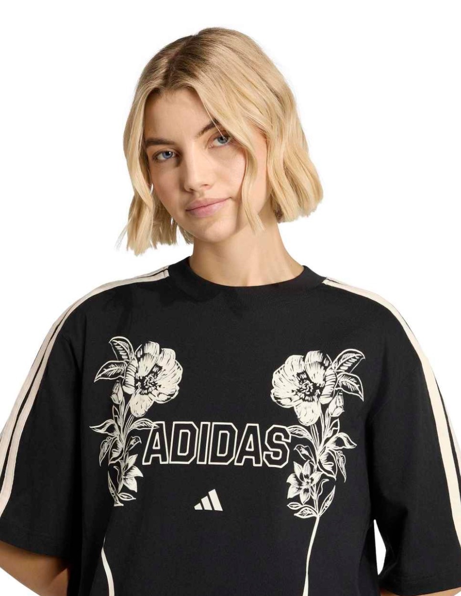 Playera manga corta Brand Collaboration cuello redondo para mujer 5