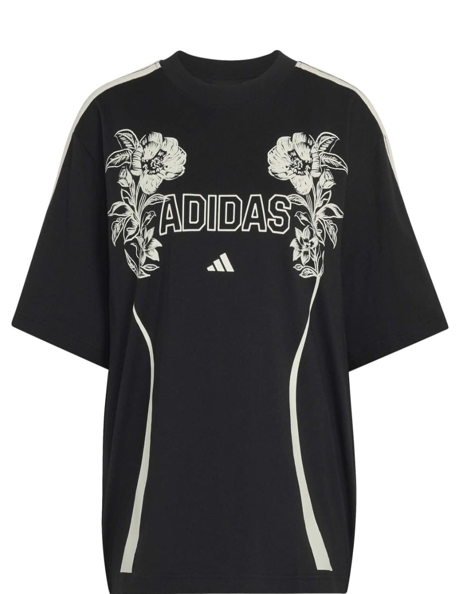 Playera manga corta Brand Collaboration cuello redondo para mujer 3