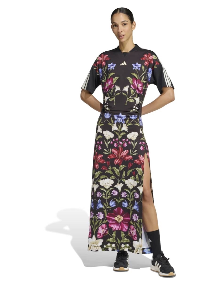 Vestido midi athleisure brand collaboration para mujer