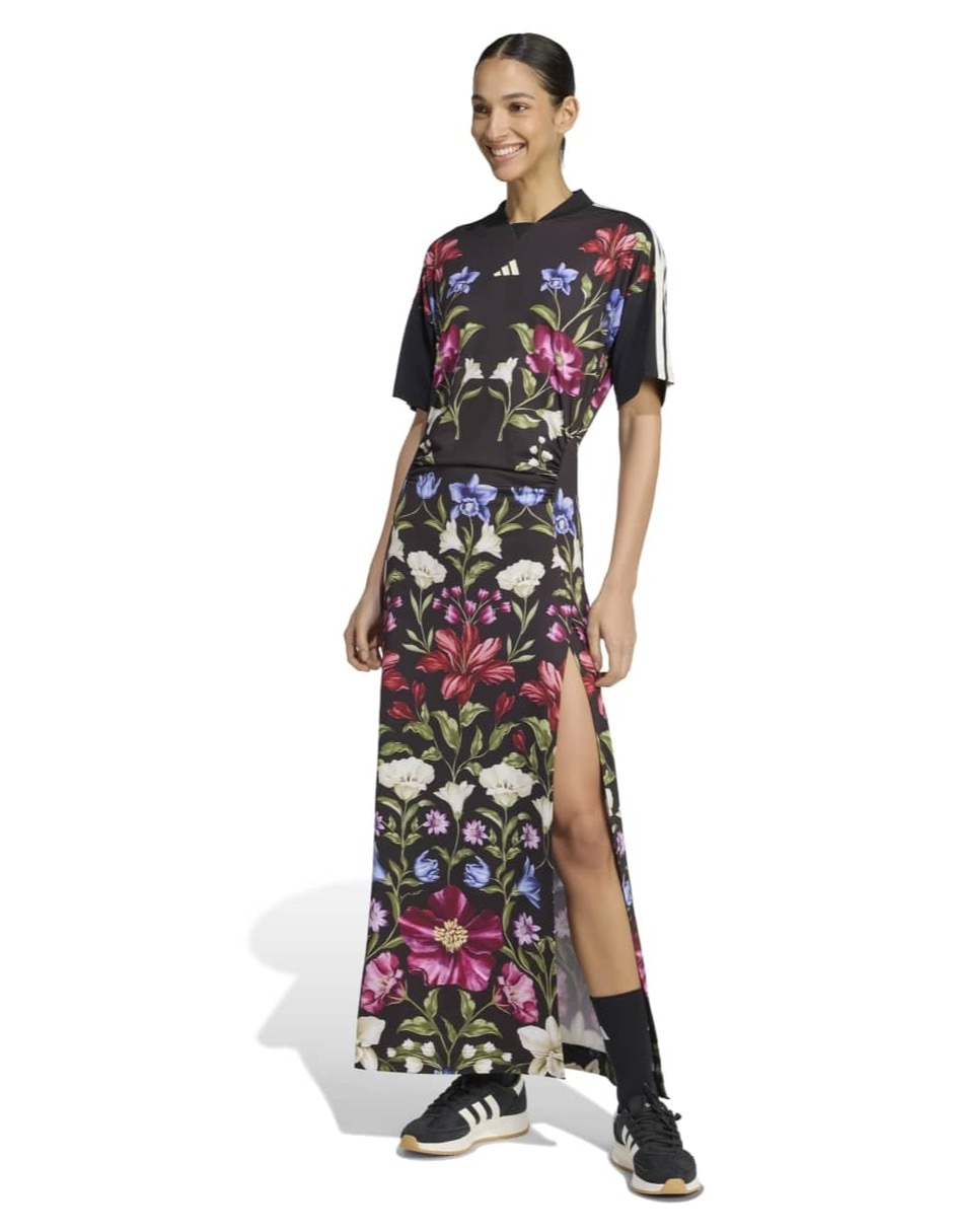 Vestido midi athleisure brand collaboration para mujer 6
