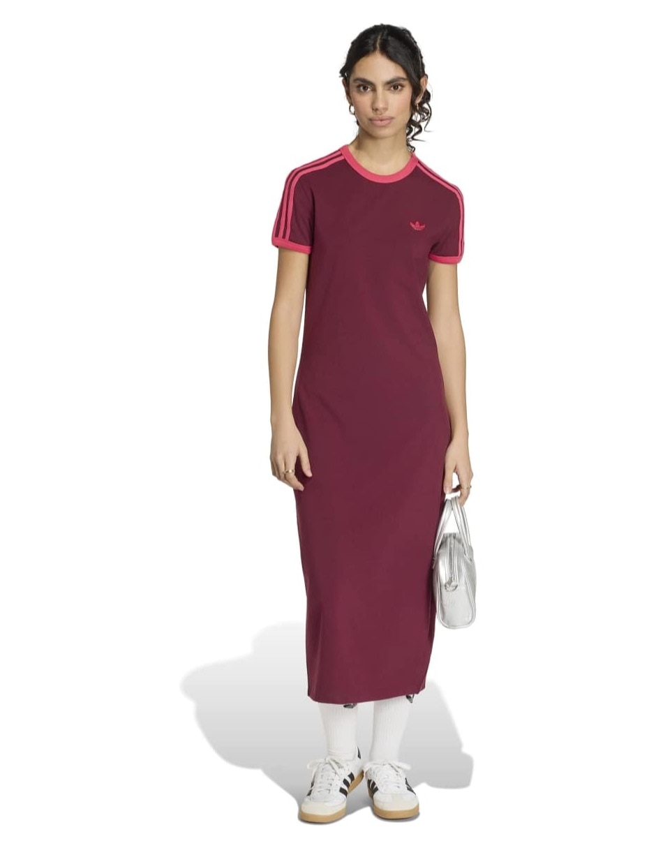 Vestido midi athleisure Adidas Originals para mujer