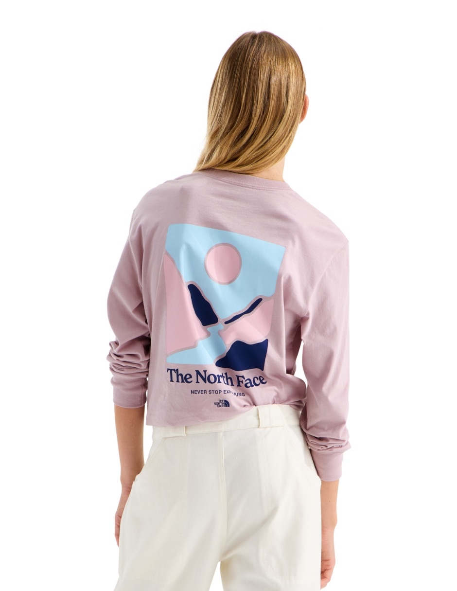 Playera manga corta THE NORTH FACE cuello redondo para mujer