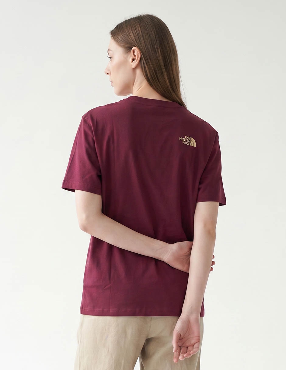 Playera manga corta the north face cuello redondo para mujer