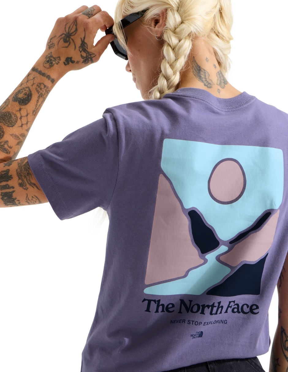 Playera manga corta cuello redondo para mujer 3