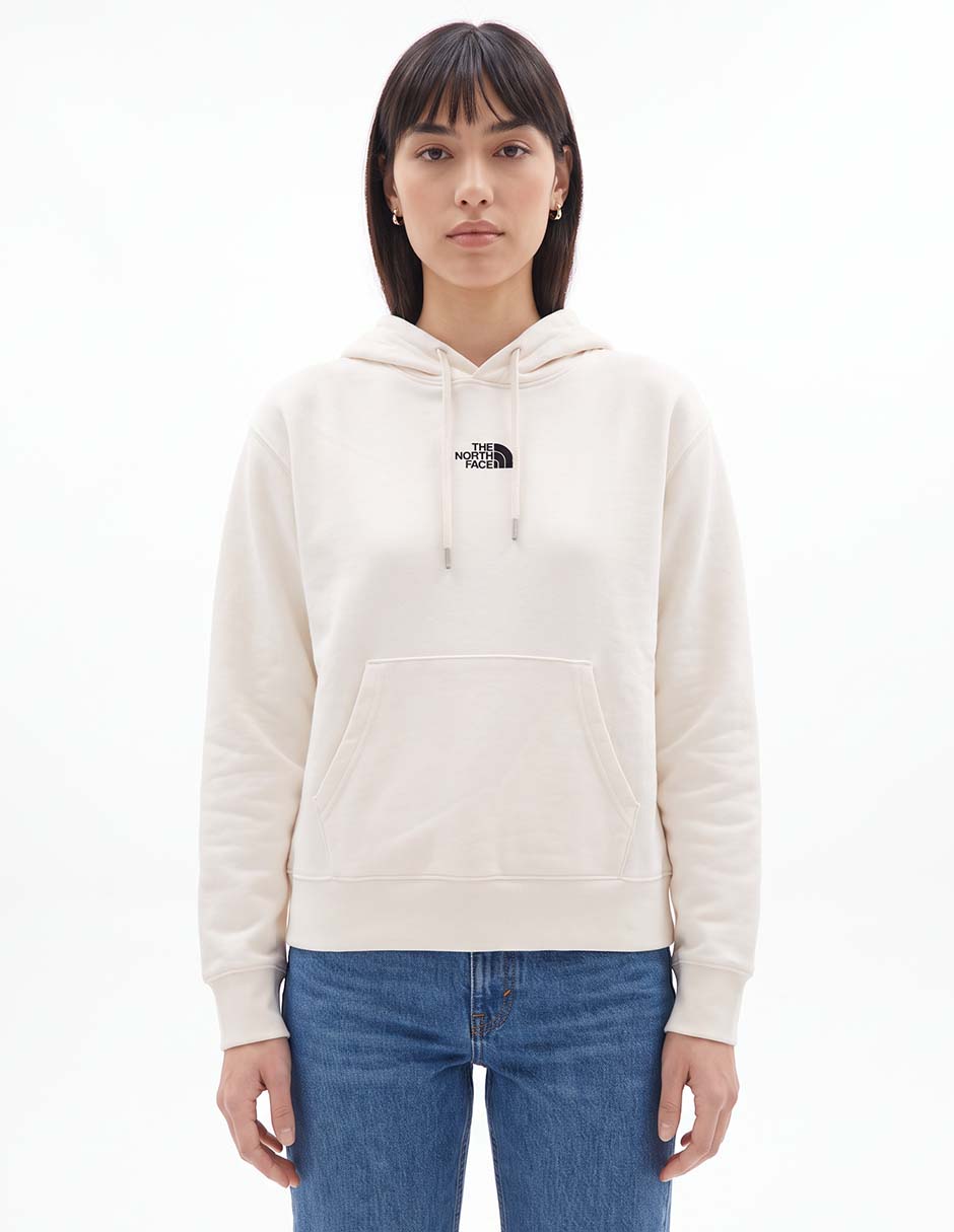 Sudadera con capucha y bolsa para mujer