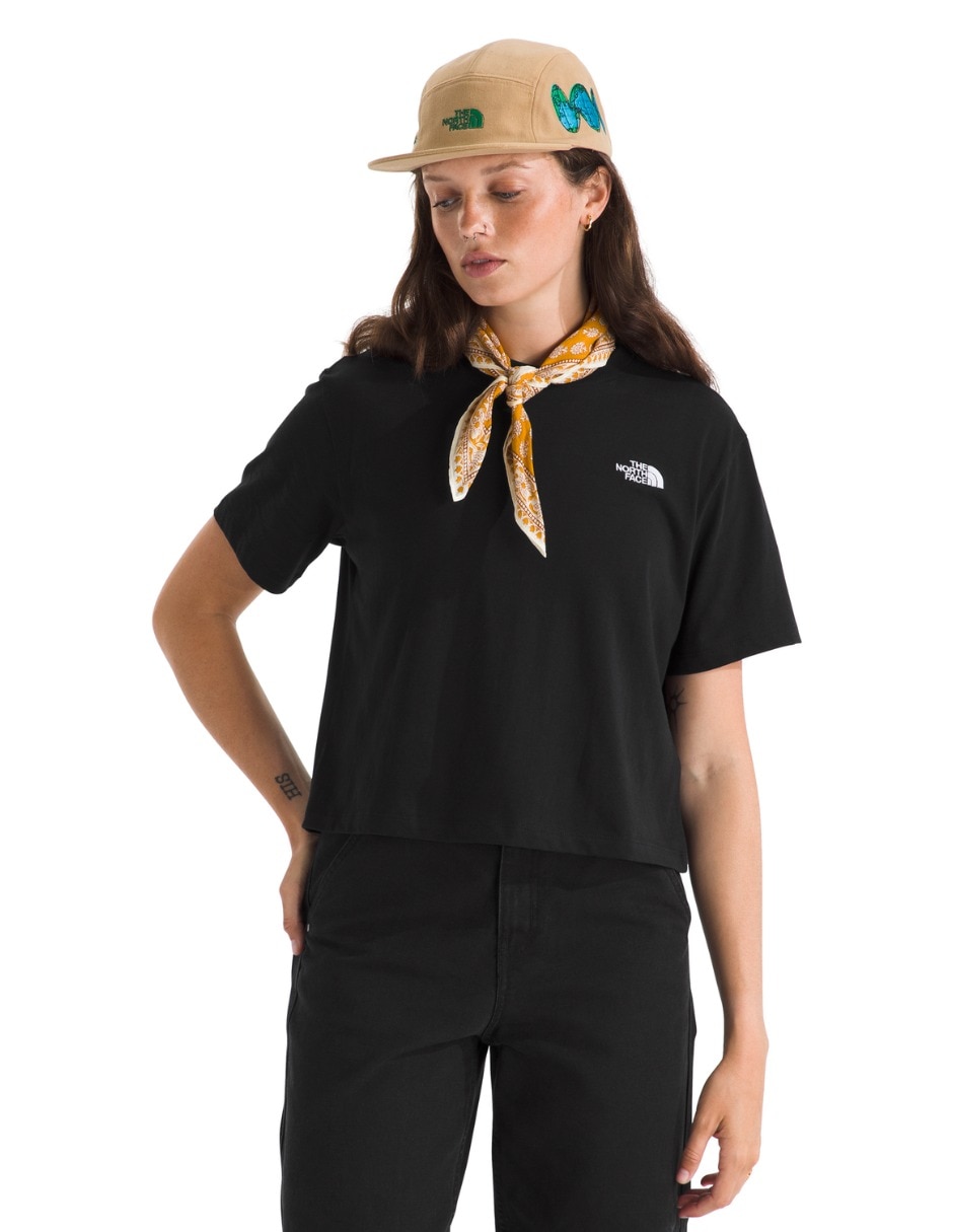 Playera manga corta cuello redondo para mujer Playera manga corta cuello redondo para mujer