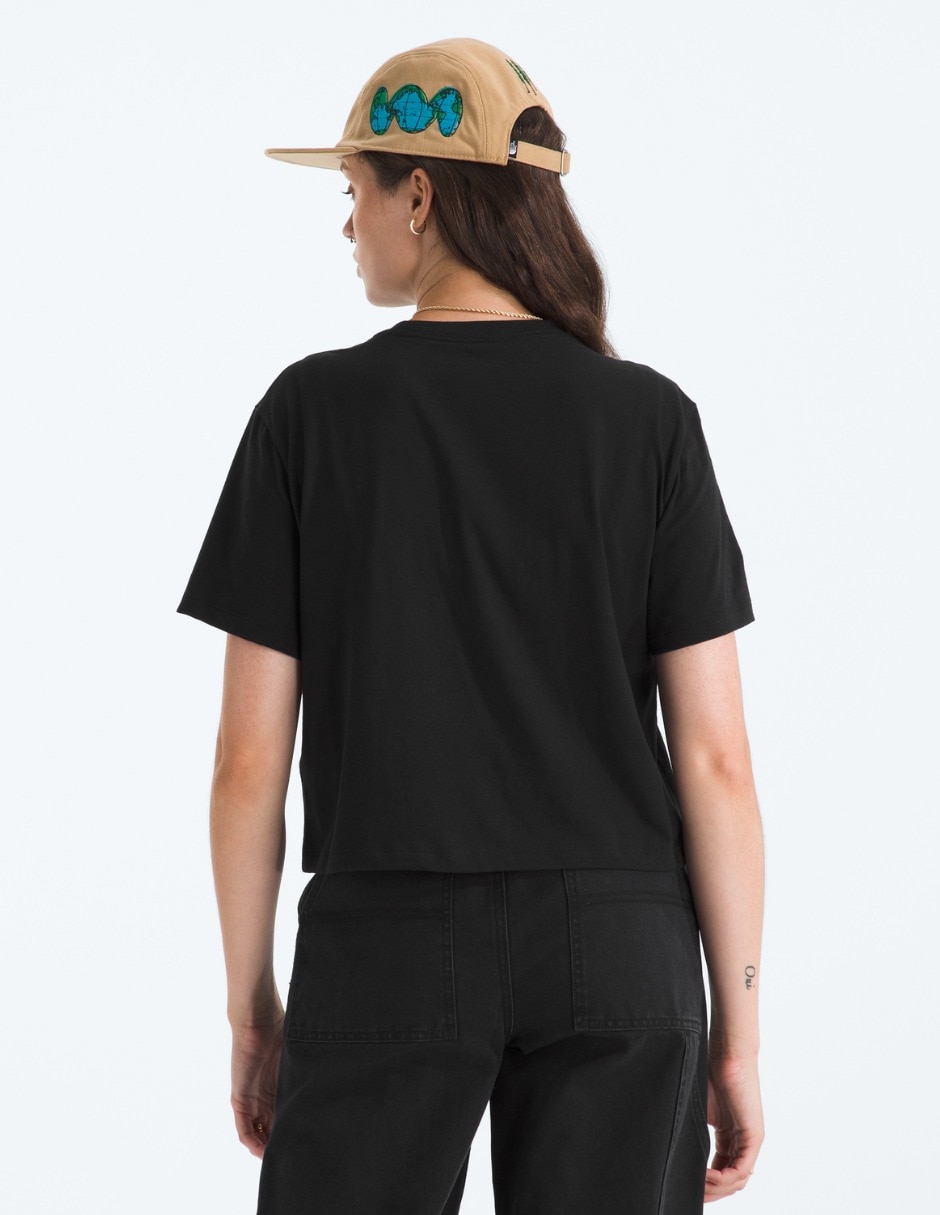 Playera manga corta cuello redondo para mujer 3
