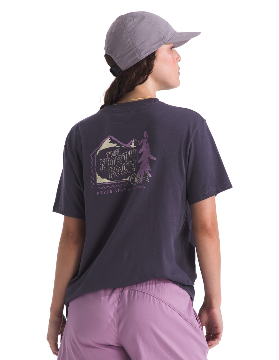 Playera manga Corta Sin familia ni colección cuello Redondo para mujer 2