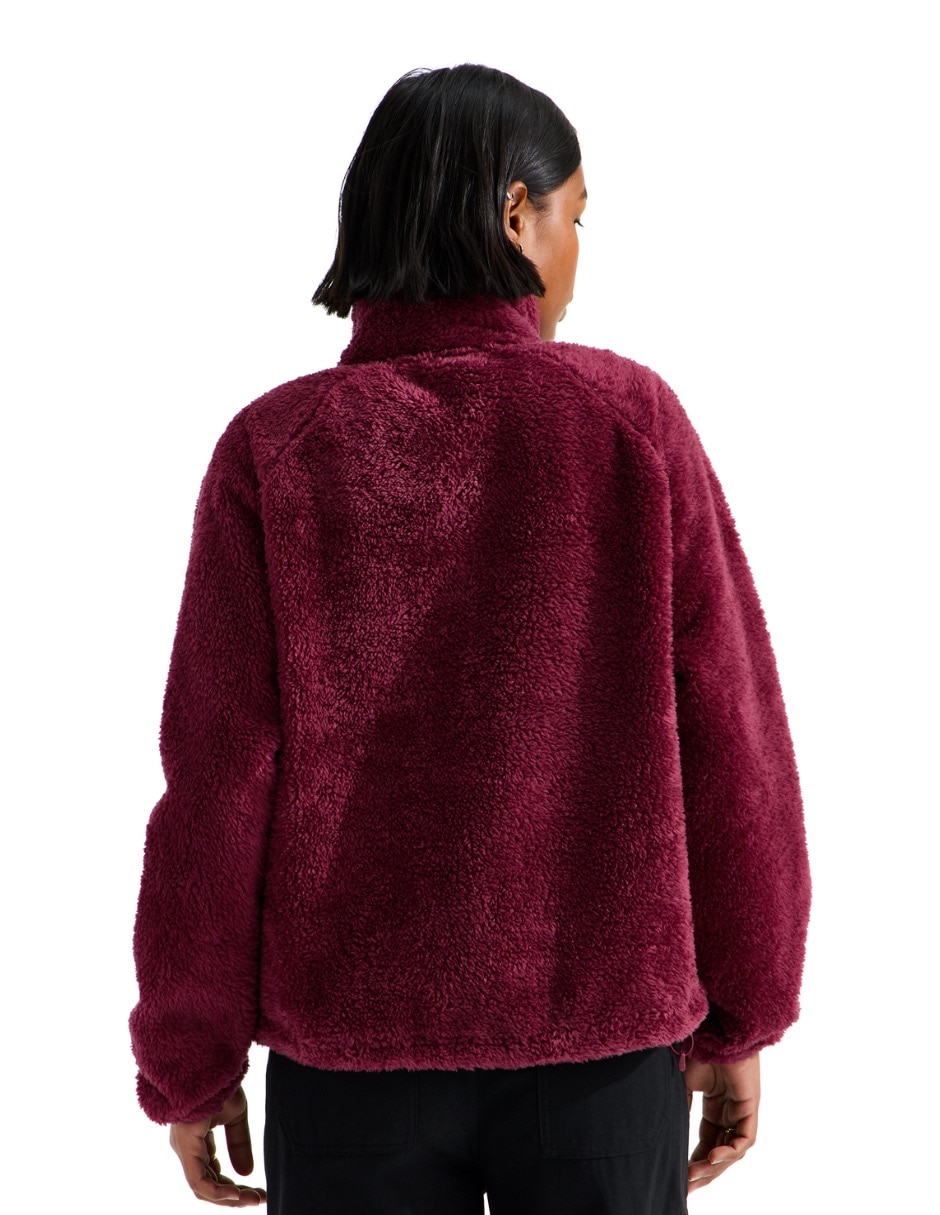 Chamarra Casual No impermeable de Poliéster para mujer 4