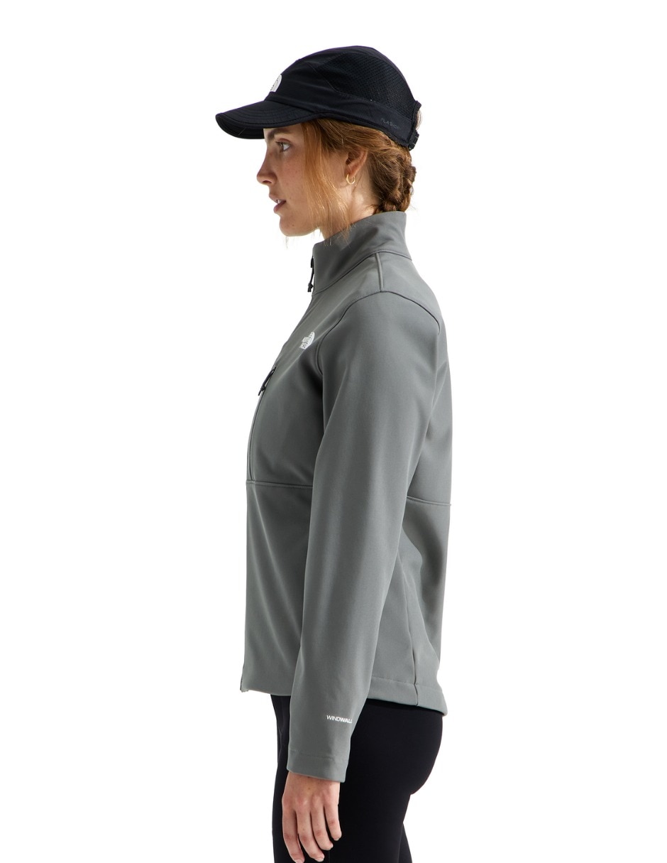 Chamarra Casual No impermeable de Poliéster para mujer 3